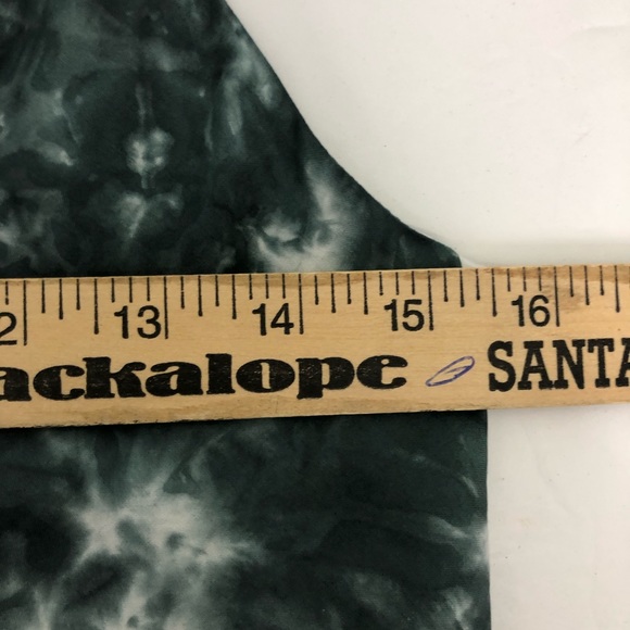 Olivaceous Slip Mini Dress Spaghetti Strap Drape Neck Tye Die Women’s Size Small - Picture 12 of 13